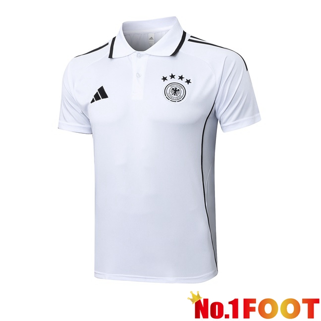 Germany Soccer Polo White 2025/2026