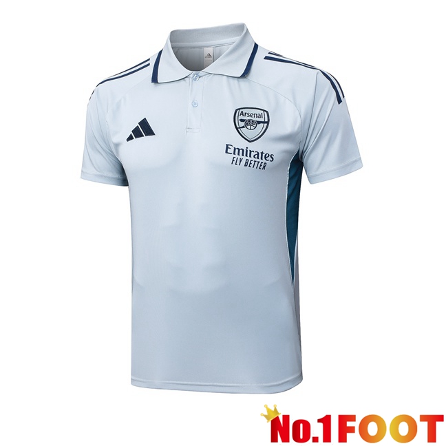 Arsenal Soccer Polo Grey 2025/2026