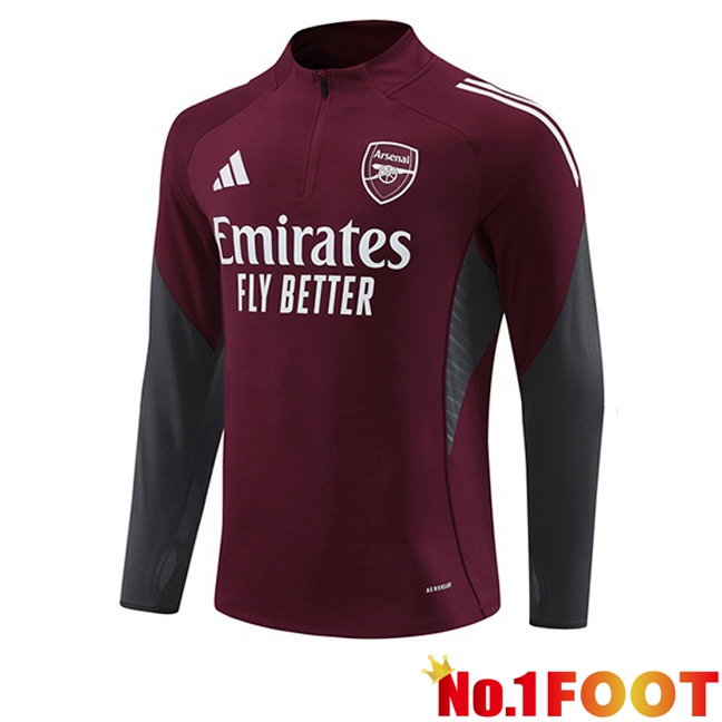 Arsenal Training Sweatshirt Red 2025/2026