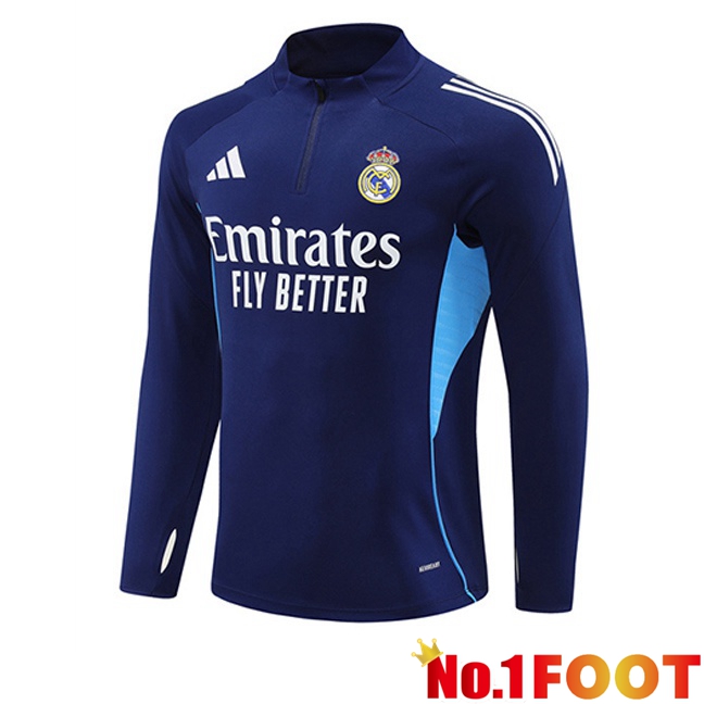 Real Madrid Training Sweatshirt Blue Royal 2025/2026