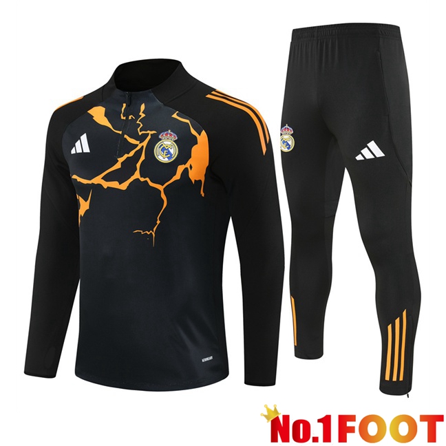 Real Madrid kit Training Tracksuit Black 2025/2026