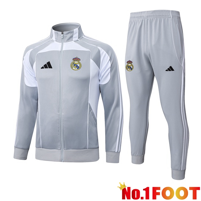Real Madrid kit Training Tracksuit - Training Jacket White 2025/2026