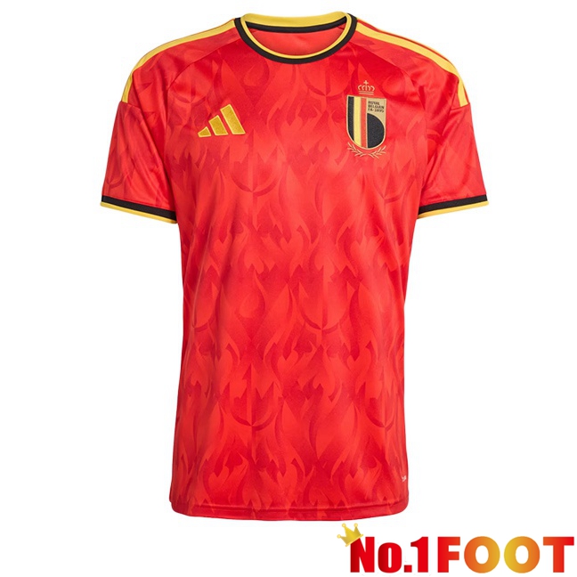 Belgium Home Soccer Jersey Red 2026/2027