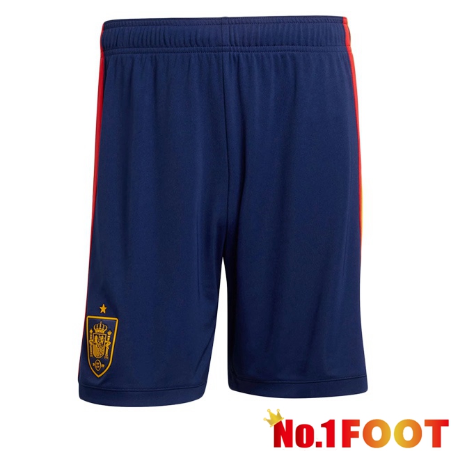 Spain Home Soccer Shorts Blue Royal 2026/2027