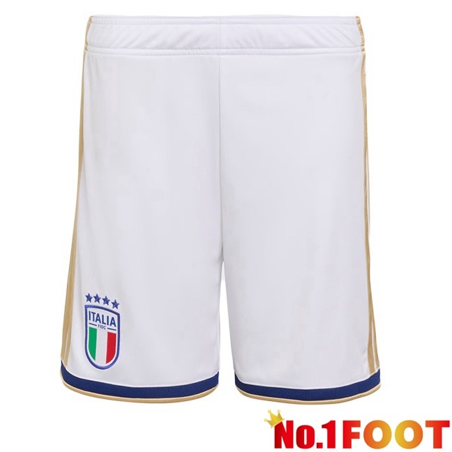 Italy Home Soccer Shorts White 2026/2027