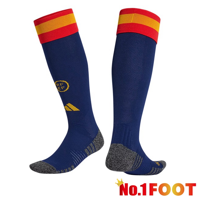 Spain Home Soccer Socks Blue Royal 2026/2027