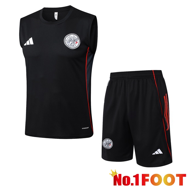 AFC Ajax Gilet Soccer + Shorts Black 2025/2026
