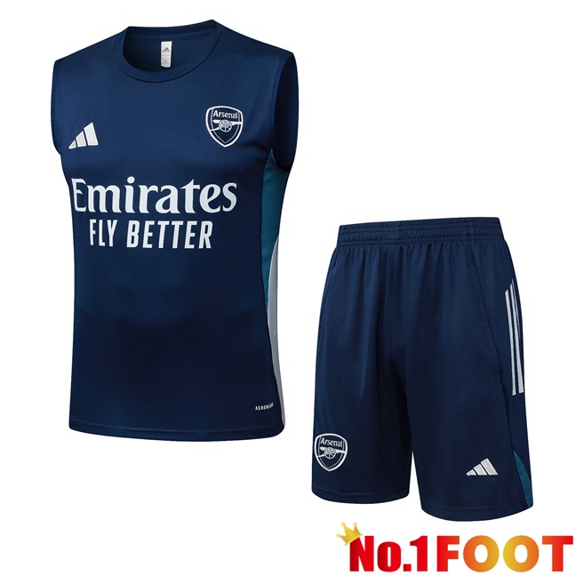 Arsenal Gilet Soccer + Shorts Blue Royal 2025/2026