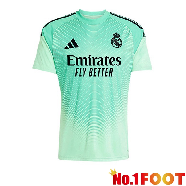 Real Madrid Goalkeeper Soccer Jersey Green 2025/2026