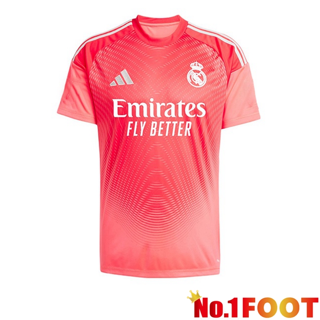 Real Madrid Goalkeeper Soccer Jersey Pink 2025/2026