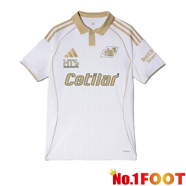 Pisa Sporting Club Third Soccer Jersey White 2025/2026