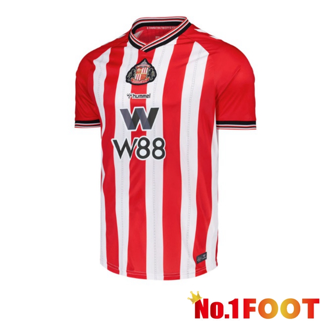 Sunderland AFC Home Soccer Jersey Red White 2025/2026