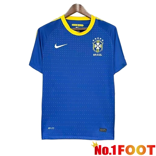 Brazil Retro Away Soccer Jersey 2010