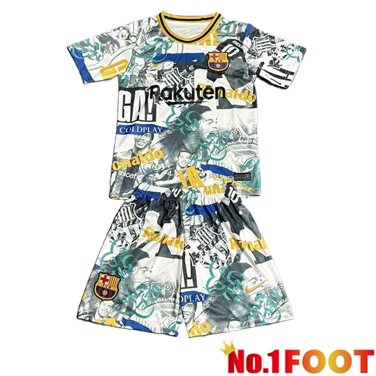 Barcelona Kids Soccer Jersey Special Edition Green 2025/2026