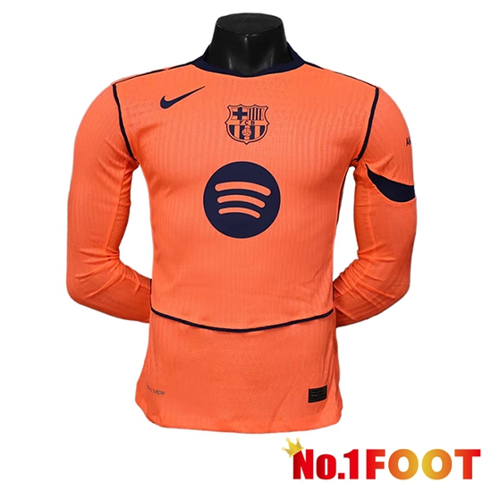 FC Barcelona Third Soccer Jersey Long sleeve 2025/2026