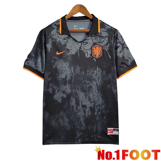 Netherlands Goalkeeper Soccer Jersey Black 2025/2026