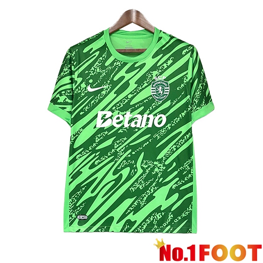 Sporting SCP Goalkeeper Soccer Jersey Green 2025/2026