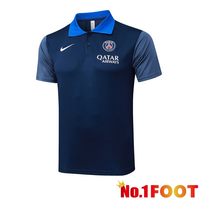 Paris PSG Soccer Polo Blue Royal 2025/2026