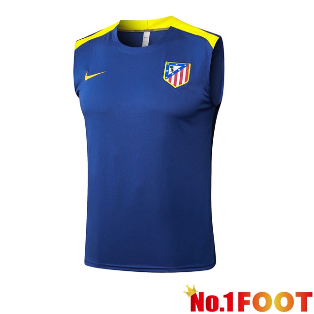 Atletico Madrid Gilet Soccer Blue Royal 2025/2026
