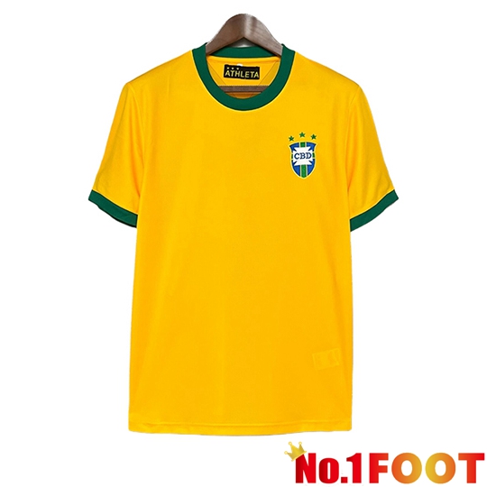 Brazil Retro Home Soccer Jersey 1971