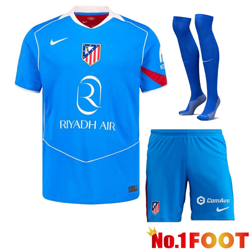 Atletico Madrid Third kit Soccer Jersey (Shorts + Socks) 2025/2026