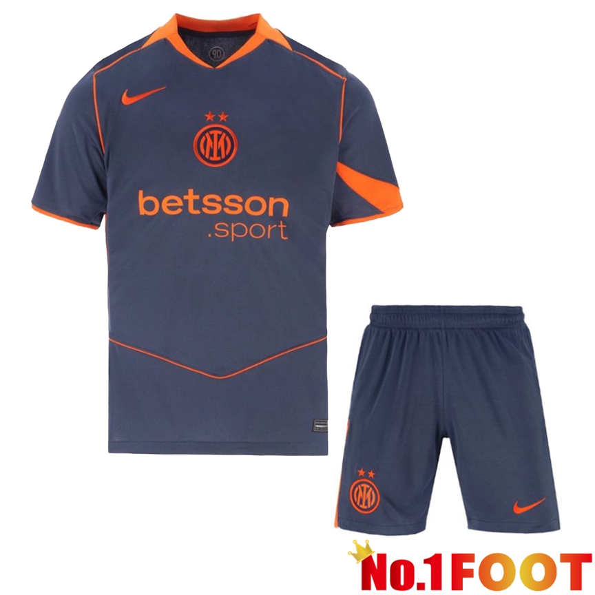 Inter Milan Third kit Soccer Jersey + Shorts 2025/2026