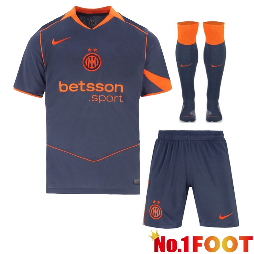 Inter Milan Third kit Soccer Jersey (Shorts + Socks) 2025/2026
