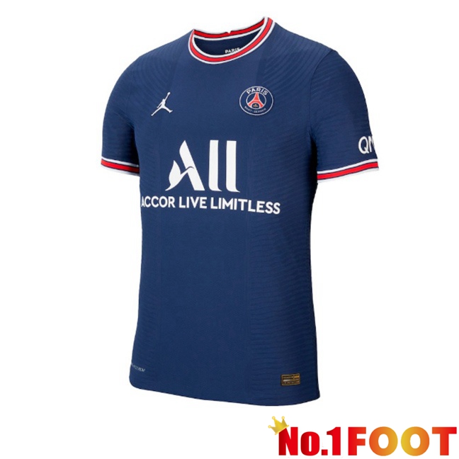 Paris PSG Retro Home Soccer Jersey Blue Royal 2021-2022