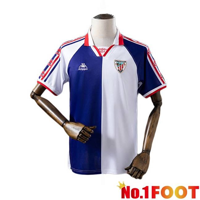 Athletic Club Retro Away Soccer Jersey Blue White 1995-1997