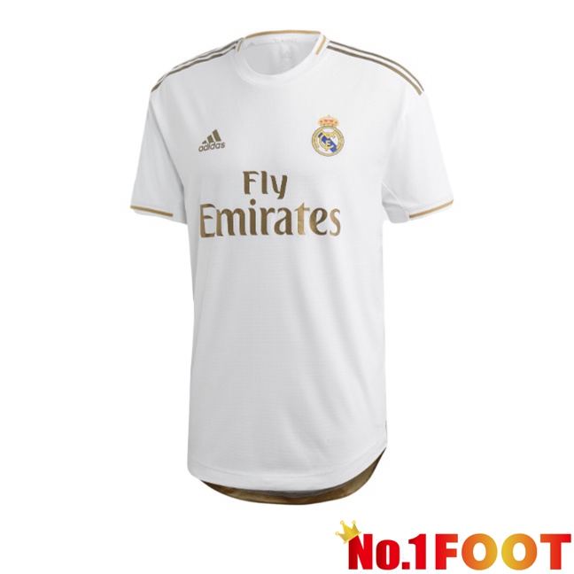 Real Madrid Retro Home Soccer Jersey White 2019-2020