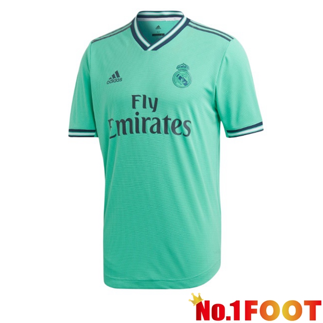 Real Madrid Retro Third Soccer Jersey Green 2019-2020