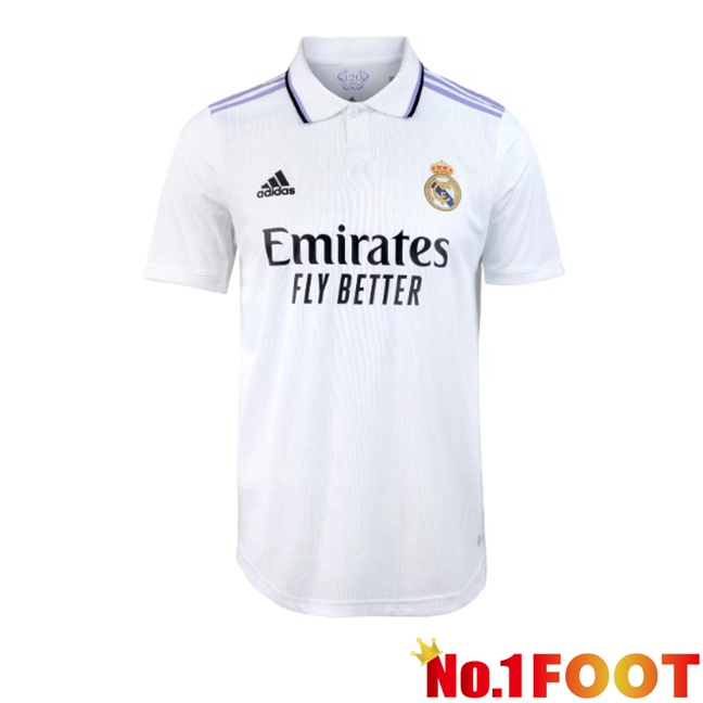 Real Madrid Retro Home Soccer Jersey White 2022-2023