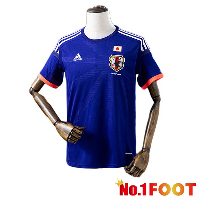 Japan Retro Home Soccer Jersey Blue 2014