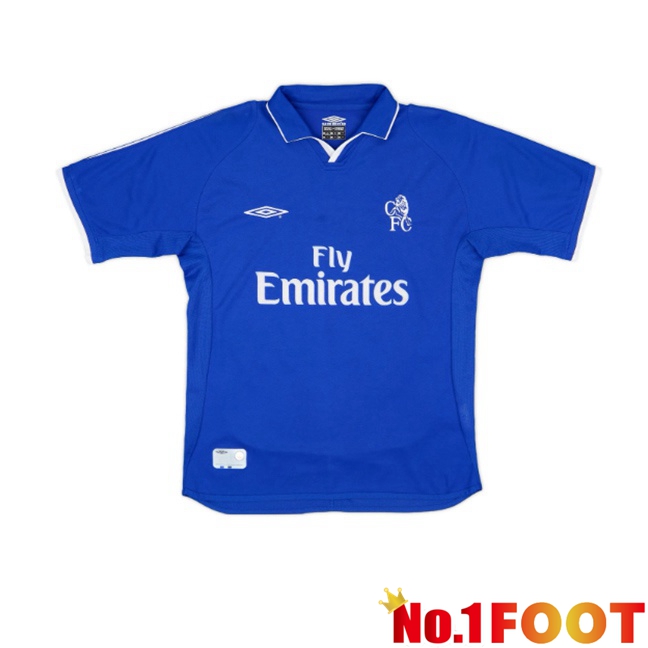 FC Chelsea Retro Home Soccer Jersey Blue 2001-2003