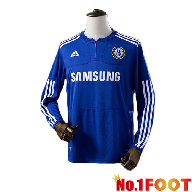 FC Chelsea Retro Home Soccer Jersey Long sleeve Blue 2009-2010