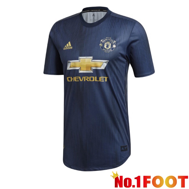 Manchester United Retro Third Soccer Jersey Black 2018-2019