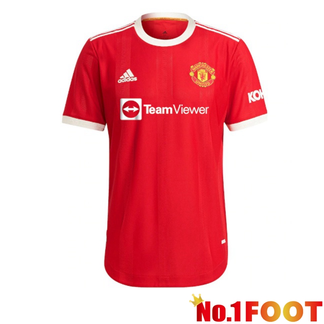 Manchester United Retro Home Soccer Jersey Red 2021-2022