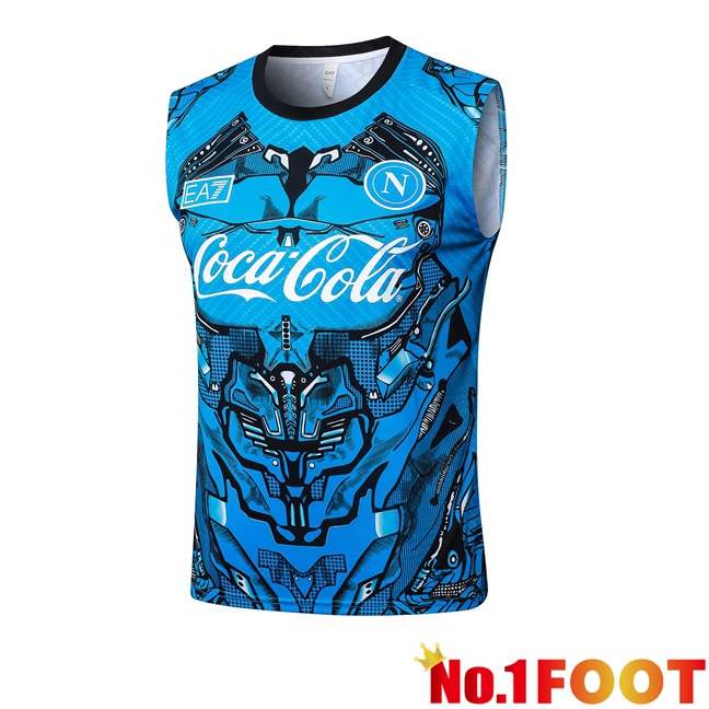 SSC Napoli Gilet Soccer Blue 2025/2026