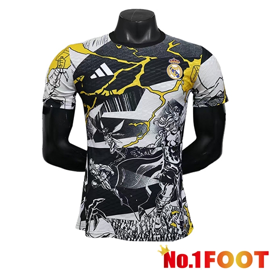 Real Madrid Soccer Jersey Special Edition Black/White 2025/2026