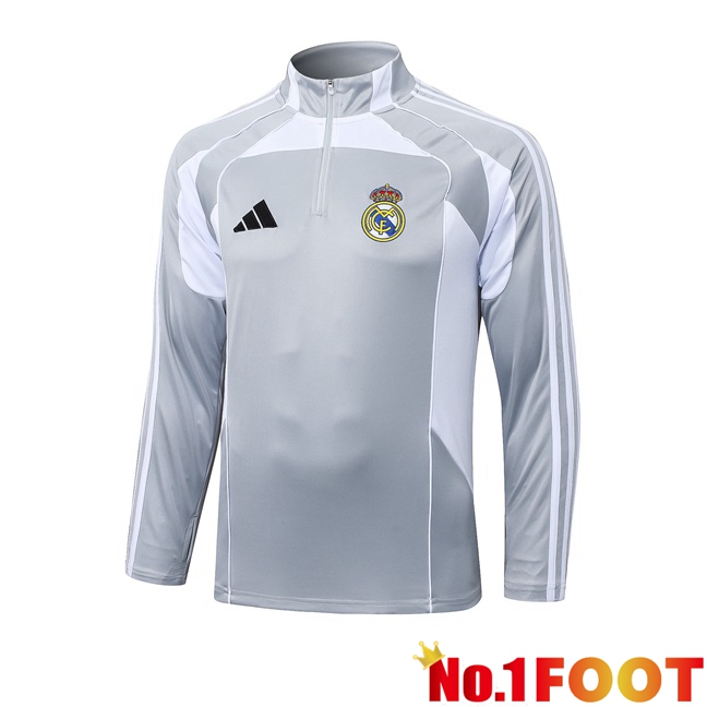 Real Madrid Training Sweatshirt Grey 2025/2026