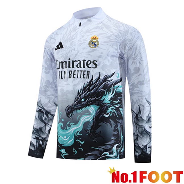 Real Madrid Training Sweatshirt White 2025/2026