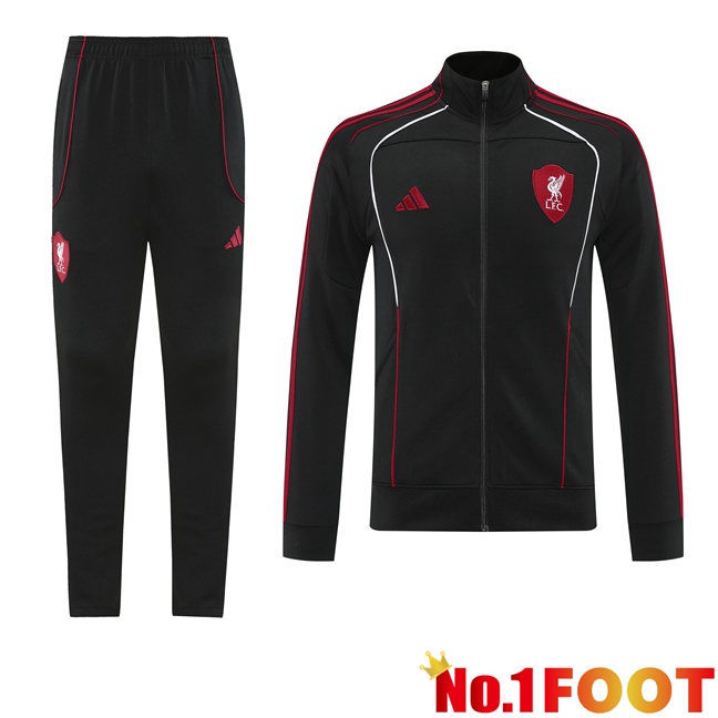 FC Liverpool kit Training Tracksuit - Training Jacket Black 2025/2026