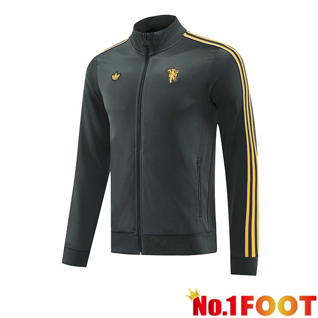 Manchester United Training Jacket Grey 2025/2026