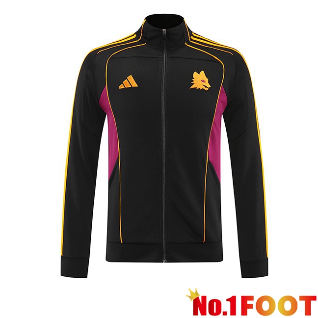 AS Rome Training Jacket Black 2025/2026