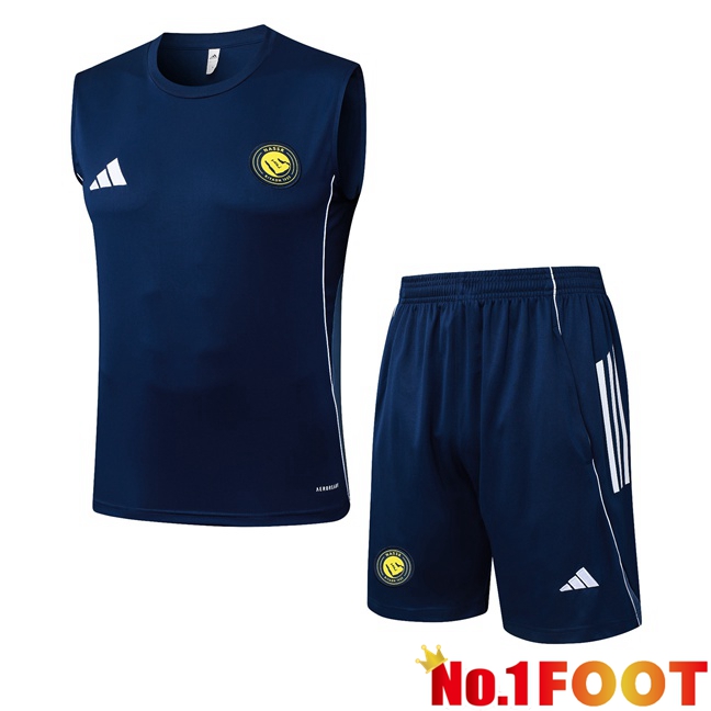 Al-Nassr FC Gilet Soccer + Shorts Blue Royal 2025/2026
