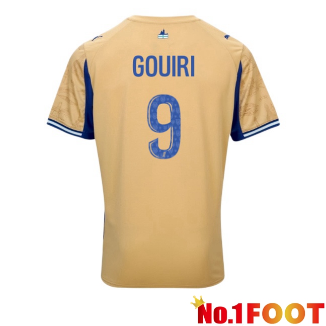 Marseille OM (GOUIRI 9) Fourth Soccer Jersey Yellow 2025/2026