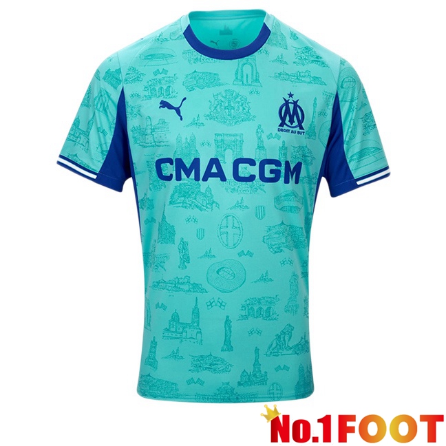 Marseille OM Goalkeeper Soccer Jersey Green 2025/2026