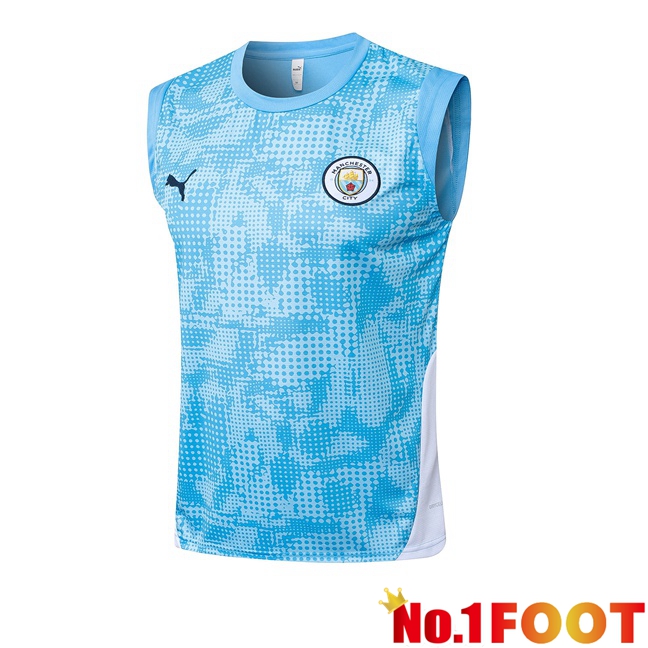 Manchester City Gilet Soccer Blue 2025/2026