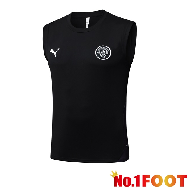 Manchester City Gilet Soccer Black 2025/2026