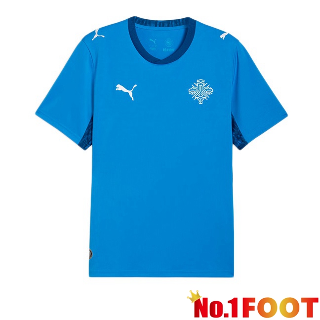 Iceland Home Soccer Jersey Blue 2026/2027